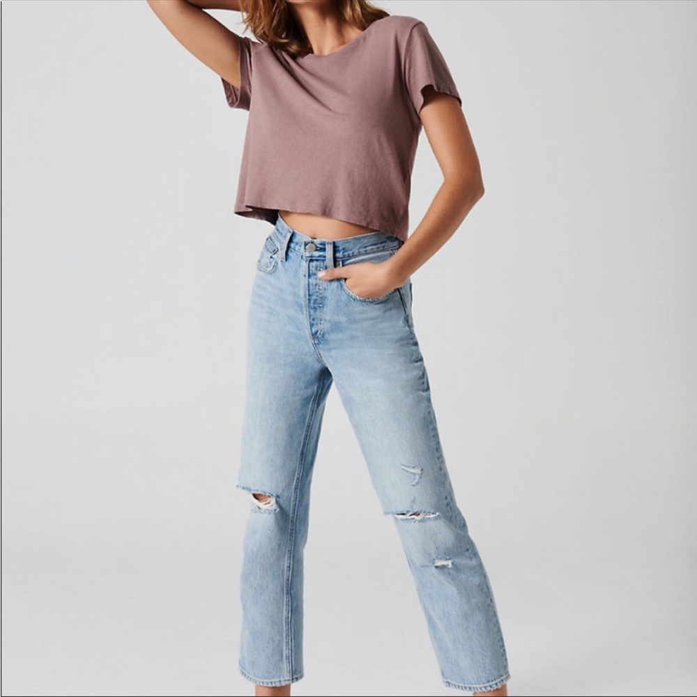 Denim Forum The Joni High Rise Loose Jeans